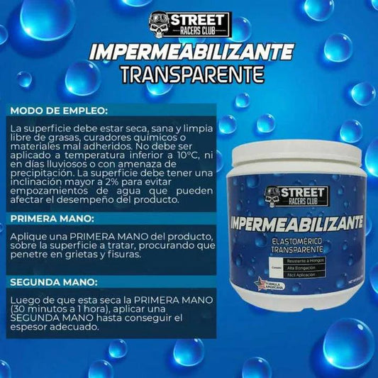 Impermeabilizante Transparante - Repara Filtraciones de Agua