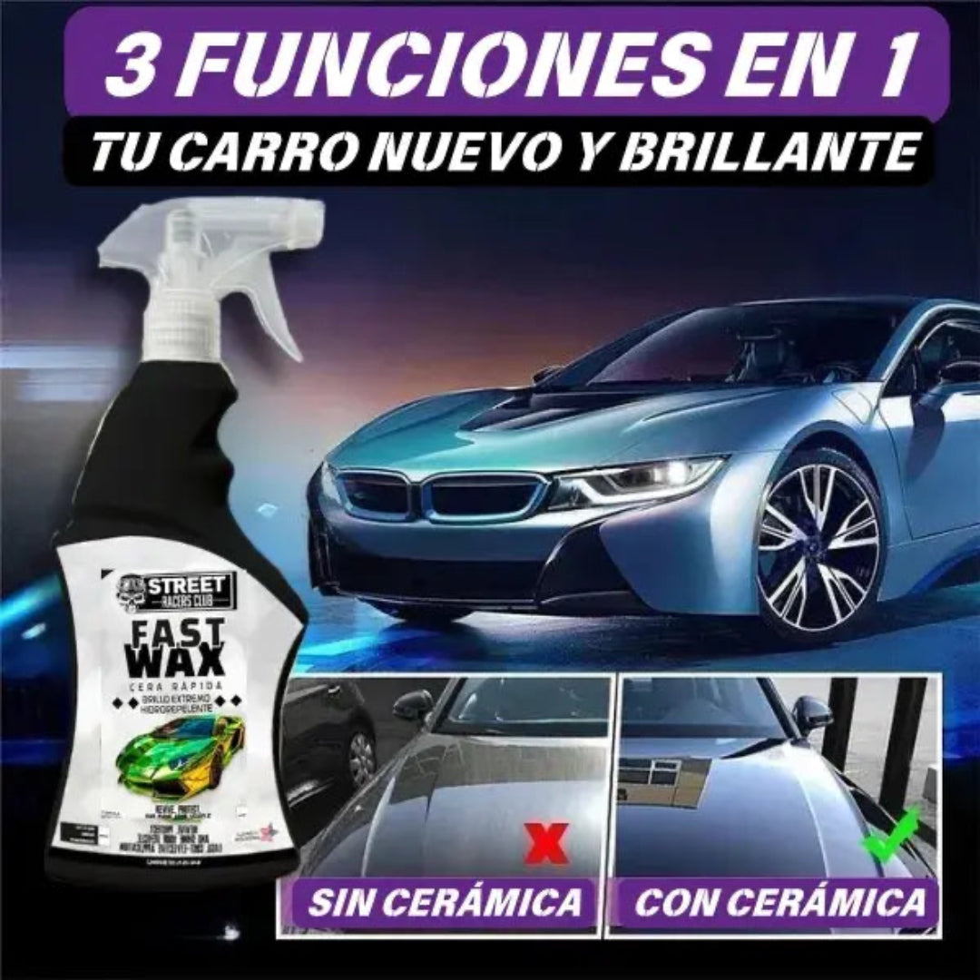 Super Porcelanizador Cera Auto FAST WAX (600 ml)